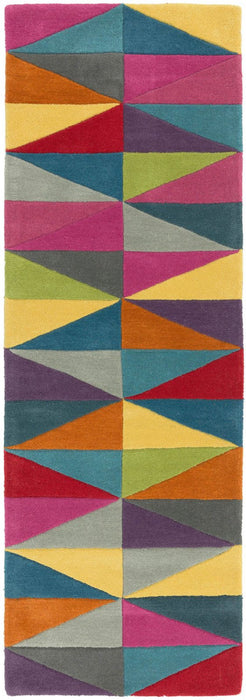 Funk Triangles Runner Rug