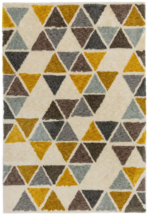 Gala GA04 Yellow Triangle Rug