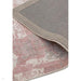 Gatsby Modern Abstract Distressed Metallic Shimmer Hand-Woven Textured Printed Viscose Flatweave Blush/Grey/Cream Rug