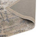 Gatsby Modern Abstract Distressed Metallic Shimmer Hand-Woven Textured Printed Viscose Flatweave Cloud Grey/Cream/Beige Rug