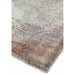 Gatsby Modern Abstract Distressed Metallic Shimmer Hand-Woven Textured Printed Viscose Flatweave Coral/Grey/Taupe/Cream Rug