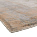 Gatsby Modern Abstract Distressed Metallic Shimmer Hand-Woven Textured Printed Viscose Flatweave Coral/Grey/Taupe/Cream Rug