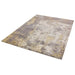 Gatsby Modern Abstract Distressed Metallic Shimmer Hand-Woven Textured Printed Viscose Flatweave Gold/Grey/Taupe/Cream Rug