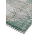 Gatsby Modern Abstract Distressed Metallic Shimmer Hand-Woven Textured Printed Viscose Flatweave Green/Grey/Cream Rug