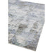 Gatsby Modern Abstract Distressed Metallic Shimmer Hand-Woven Textured Printed Viscose Flatweave Navy/Grey/Cream Rug