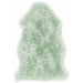 Genuine Luxury Sheepskin Plain Super Soft Long Haired Natural Wool Mint Rug