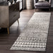 Geometric Area Rug in Dark Grey for Modern Homes