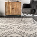 Geometric Black Area Rug 120x180 cm