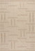 Tappeto per interni ed esterni dal design geometrico Beige chiaro 150x240 cm