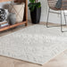 Geometric Pattern Area Rug 120x180 cm Beige