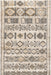 Geometric Pattern Area Rug in Beige for Living Room