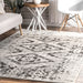 Geometric Pattern Beige Area Rug for Living Room