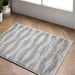 Geometric Pattern Grey Area Rug 120x180 cm