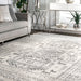 Geometric Pattern Grey Area Rug 160 cm x 230 cm