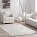 Geometric Pattern Tassel Area Rug Off White 160cm x 230cm