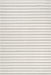 Geometric Stripes Indoor Outdoor Area -matto 152cm Cream