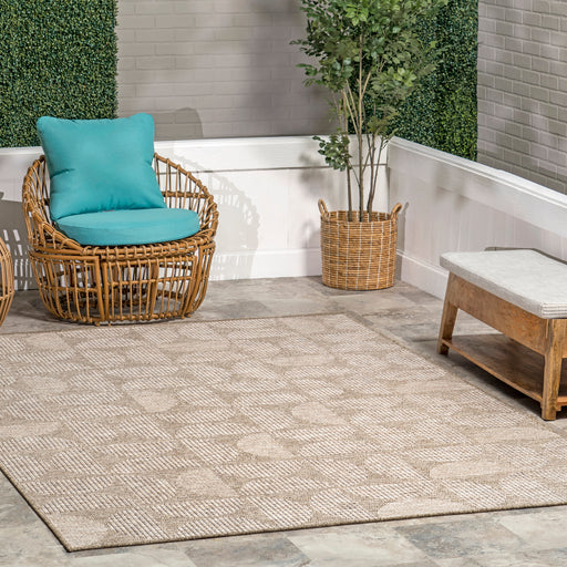 Geometric Tiled Rug For Indoor And Outdoor Spaces