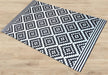 Geometric Triangle Pattern Indoor Outdoor Area Rug