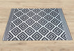 Geometric Triangle Pattern Indoor Outdoor Area Rug