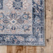 Tappeto lavabile in lavatrice Gianna Blossom Blu 120x180 cm