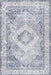 Tappeto lavabile in lavatrice Gianna Blossom Blu 120x180 cm