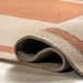 Gino Wool Rug With Two-Tone Border In Rust Color