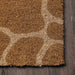 Giraffe Print Coir Doormat Natural Fiber 40x60 cm