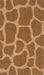 Giraffe Print Coir Doormat Natural Fiber 40x60 cm