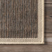 Glen Check Area Rug in Dark Grey for Indoor and Outdoor Use
