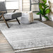Glen Grey Striped Non-Slip Area Rug 140x200 cm