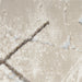 Glitz GLZ02 Modern Geometric Marble Distressed Metallic Shimmer Hi-Low Textured Soft-Touch Polyester Ivory/Grey/Taupe Runner