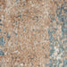 Glitz GLZ06 Modern Abstract Distressed Metallic Shimmer Hi-Low Textured Soft-Touch Polyester Taupe/Blue/Grey/Cream/Multicolour Runner