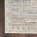 Glitz GLZ07 Modern Abstract Geometric Border Distressed Metallic Shimmer Hi-Low Textured soft-touch Polyester Ivory/Πολύχρωμο Runner