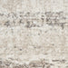 Glitz GLZ10 Modern Abstract Distressed Metallic Shimmer Hi-Low Textured Soft-Touch Polyester Cream/Grey Runner