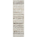 Glitz GLZ10 Modern Abstract Distressed Metallic Shimmer Hi-Low Textured Soft-Touch Polyester Cream/Grey Runner