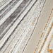 Glitz GLZ21 Modern Abstract Marbled Curve Distressed Metallic Shimmer Hi-Low Textured Soft-Touch Polyester Grey/Gold Rug