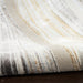 Glitz GLZ21 Modern Abstract Marbled Curve Distressed Metallic Shimmer Hi-Low Textured Soft-Touch Polyester Grey/Gold Rug