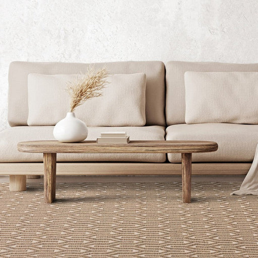 Global Lattice Modern Geometric Jute & Cotton Mix Durable Soft-Touch Flatweave Natural/Beige/Cream Rug