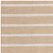 Global Stripe Modern Geometric Jute & Cotton Mix Durable Soft-Touch Flatweave Natural/Beige/Cream Rug