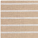 Global Stripe Modern Geometric Jute & Cotton Mix Durable Soft-Touch Flatweave Natural/Beige/Cream Rug