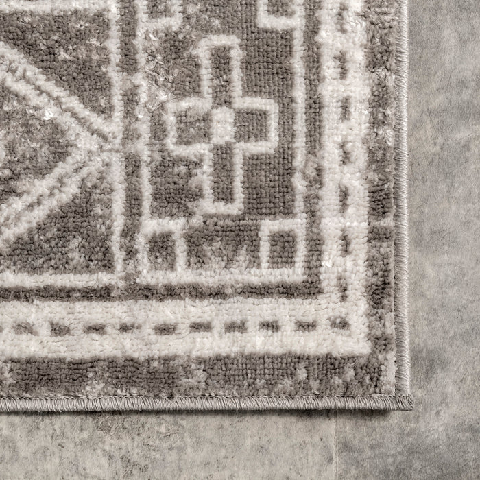 Gothic Grey Area Rug for Home Decor