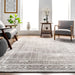Gothic Grey Area Rug for Home Decor