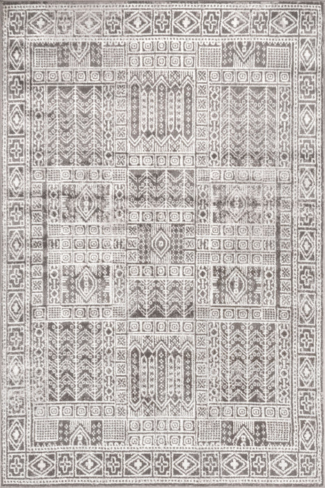 Gothic Grey Area Rug for Home Decor