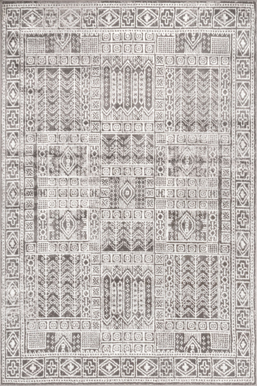 Gothic Grey Area Rug for Home Decor