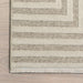 Graphic Reversible Washable Rug in Cream 160x230 cm