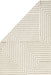 Graphic Reversible Washable Rug in Cream 160x230 cm