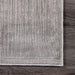 Gray Striated Vintage Area Rug 160cm