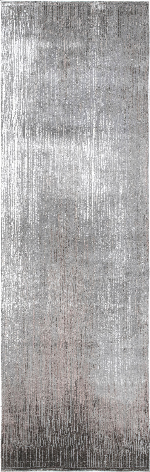 Gray Striated Vintage Area Rug 160cm