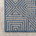 Greek Indoor Outdoor Area Rug 152x244 cm Blue Design