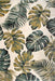 Green Leaves Area Rug for Home Decoration